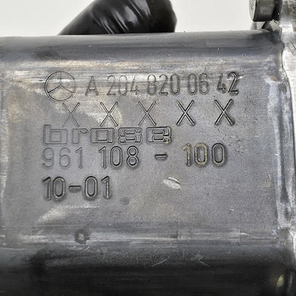 2009-2016 Mercedes-Benz E350 Rear Right Window Regulator Motor A2048200642