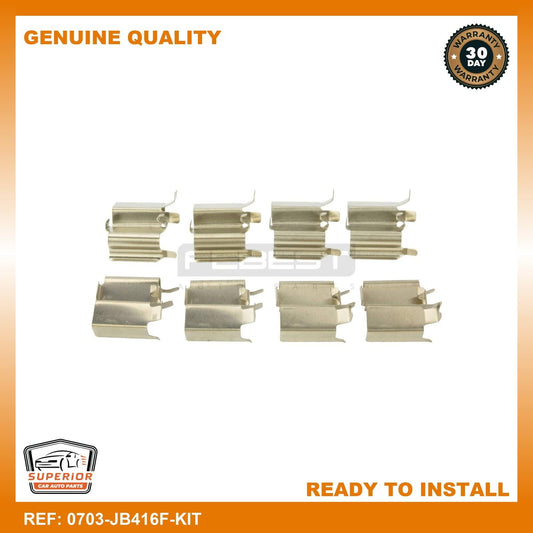 Febest 2005-2015 Suzuki Grand Vitara Disc Brake Clip Set 0703-JB416F-KIT