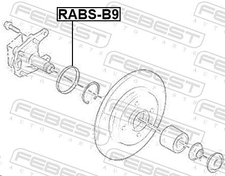 Febest CITROEN 454919 Abs Sensor Ring RABS-B9