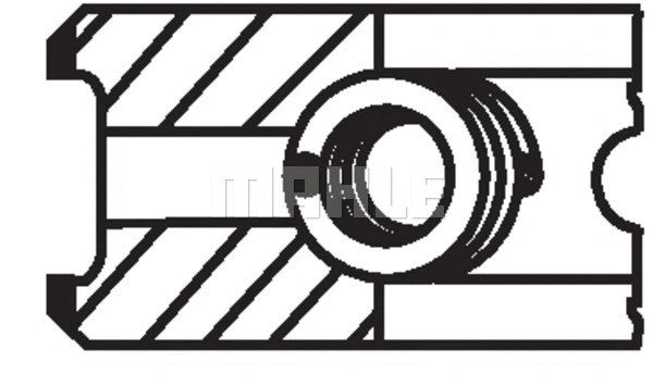 MAHLE Scannia Piston Ring Set 061RS001100N0