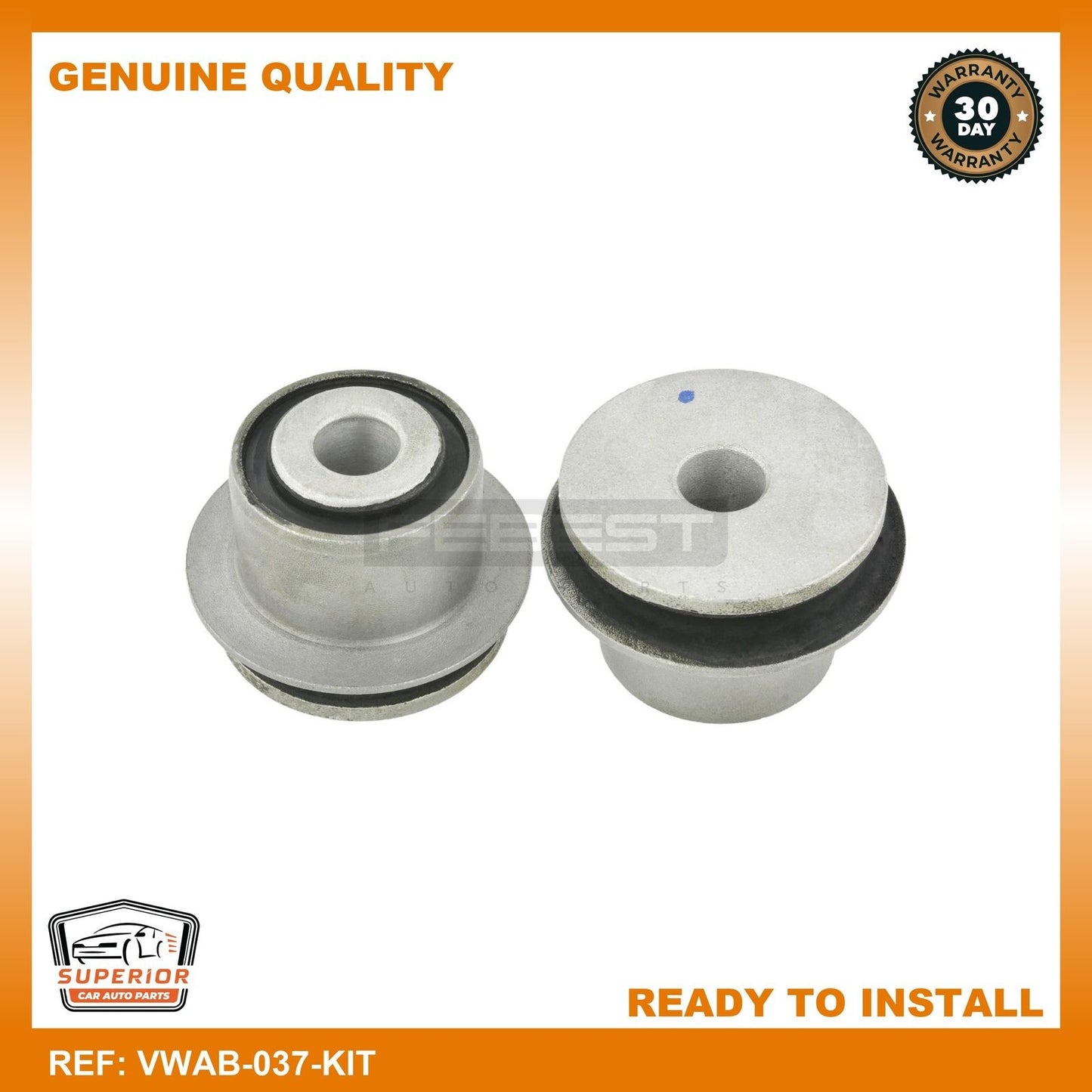 Febest 98-05 Audi A6 Bushing Kit Rear Lower Control Arm VWAB-037-KIT