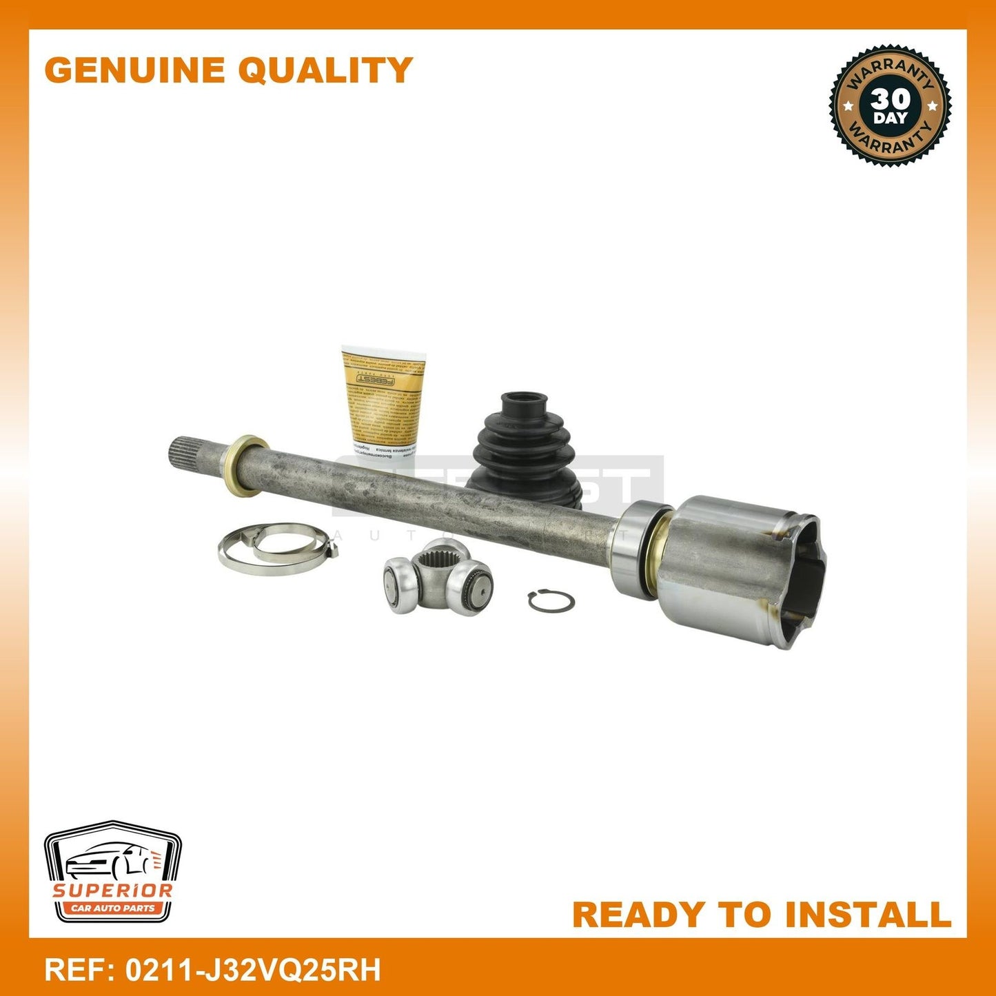 FEBEST NISSAN Inner Cv Joint Right 0211-J32VQ25RH