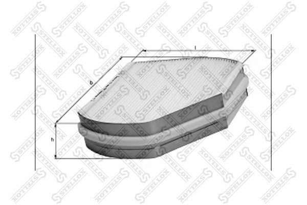STELLOX 2004-2008 Chrysler Crossfire Cabin Air Filter 05101438AA