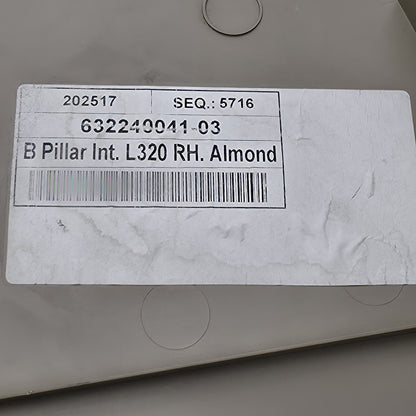 2005-2013 Land Rover Range Rover Sport Right Interior B-pillar Trim 632240041