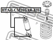 FEBEST 2003-2012 Hyundai Veracruz Shock Absorber Bush HYAB-CM10SAR-KIT