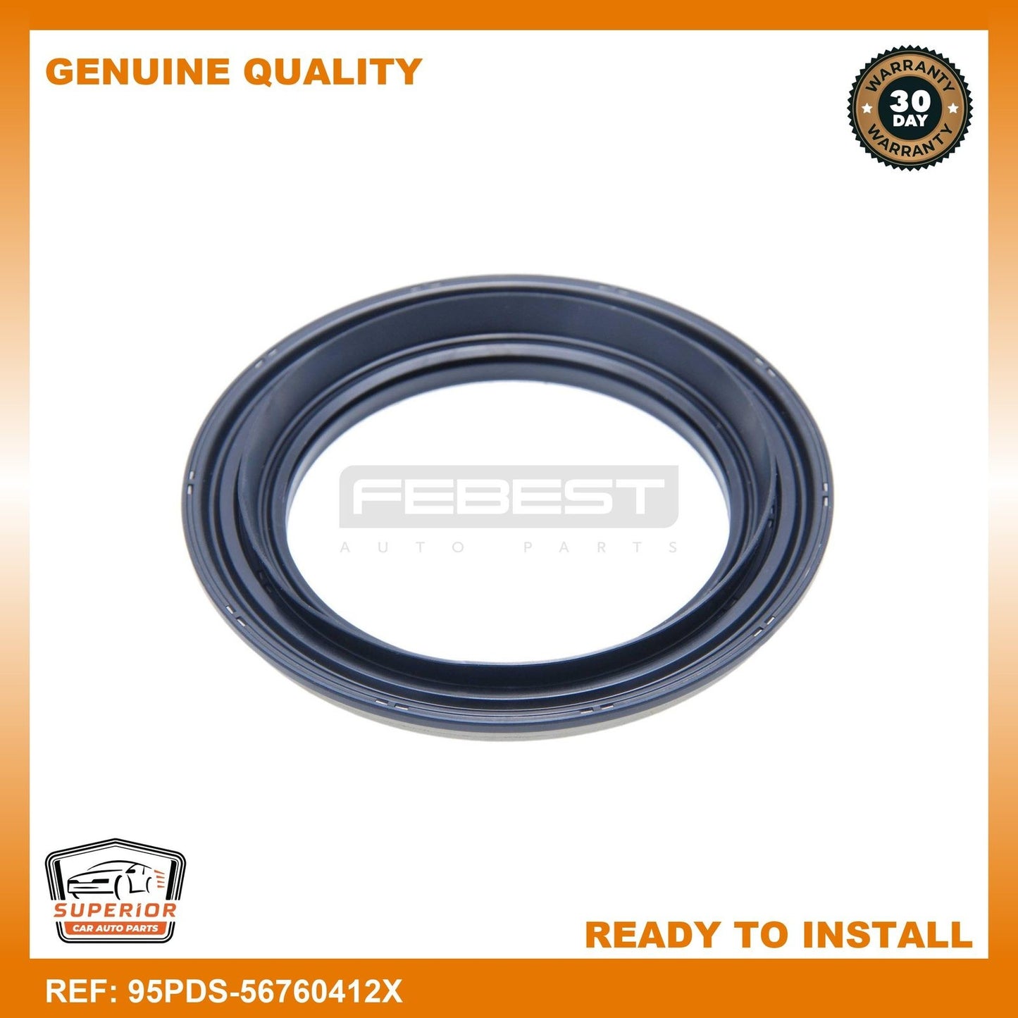 FEBEST 1990-1995 Nissan 300ZX Oil Seal Front Hub 95PDS-56760412X
