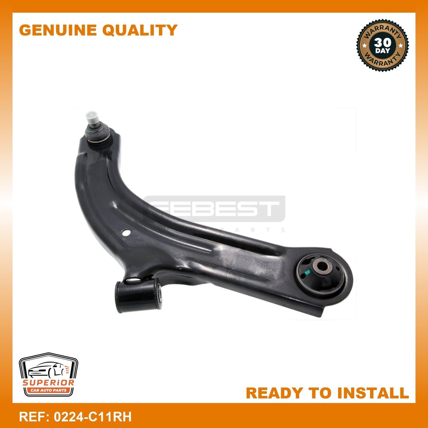 FEBEST 1993-1997 INFINITI J30 Right Front Arm 0224-C11RH