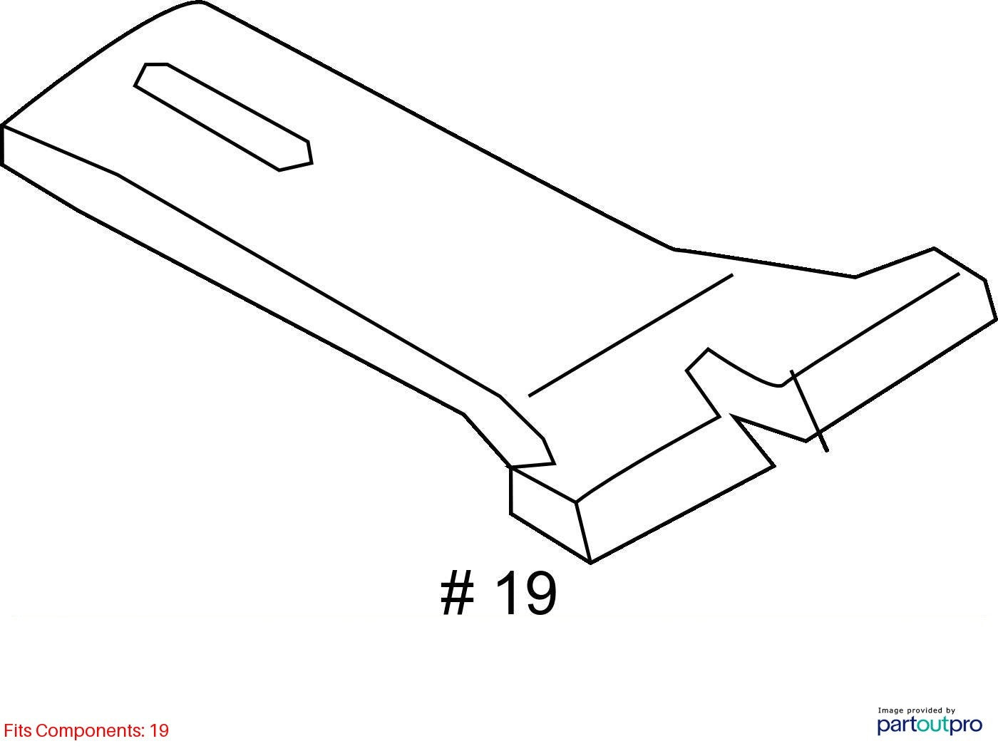 2012-2018 Audi A6 Dashboard Air Guide Channel Used OEM 4G0819802A