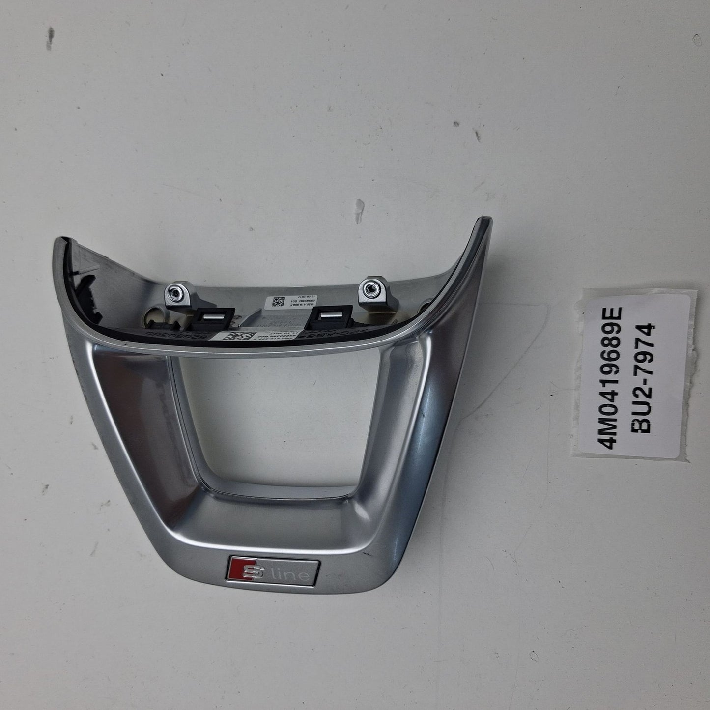 2017-2020 Audi A7 S-Line Steering Wheel Overlay 4M0419689E