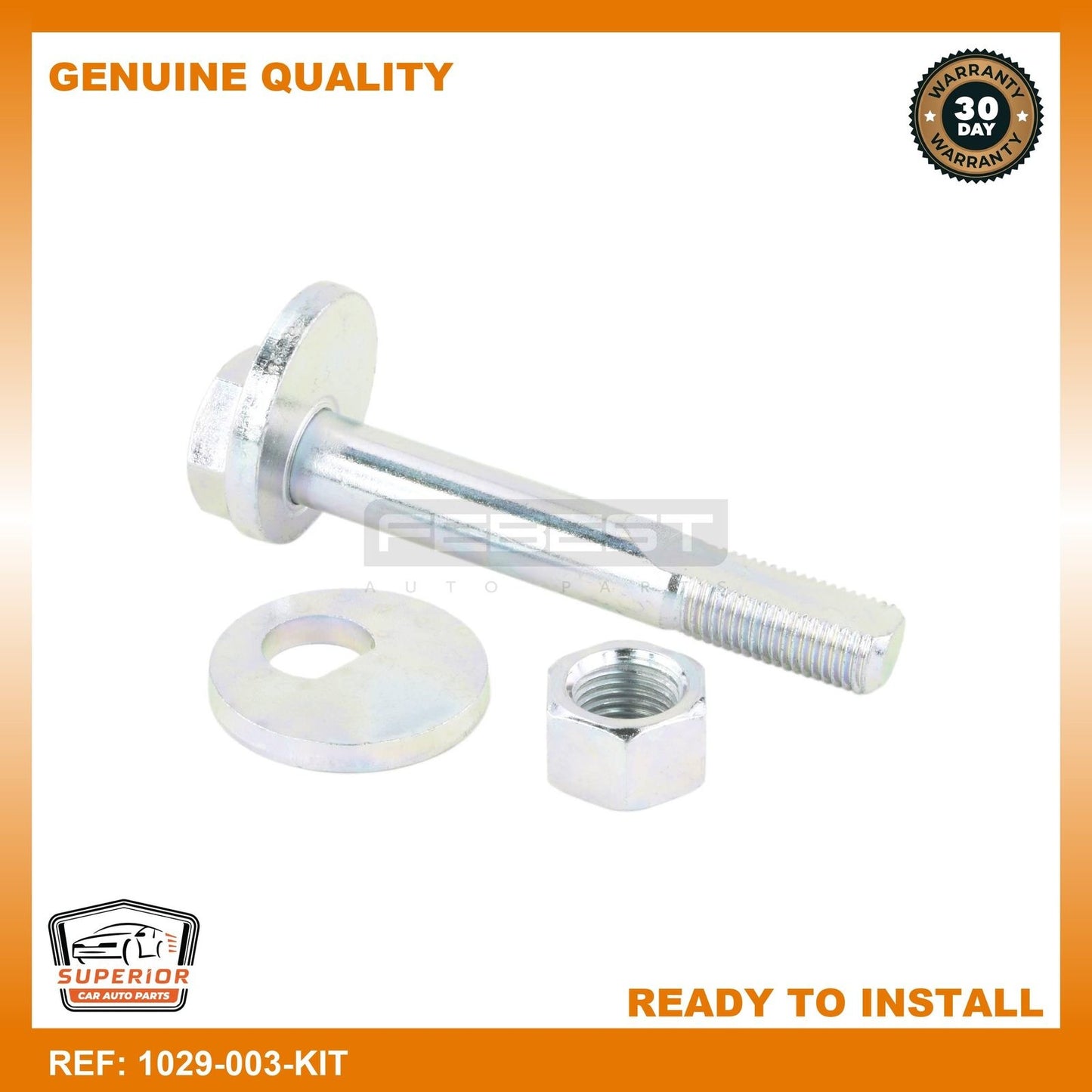 Febest 04-06 Chevrolet Epica Camber Adjusting Eccentric Bolt Kit 1029-003-KIT