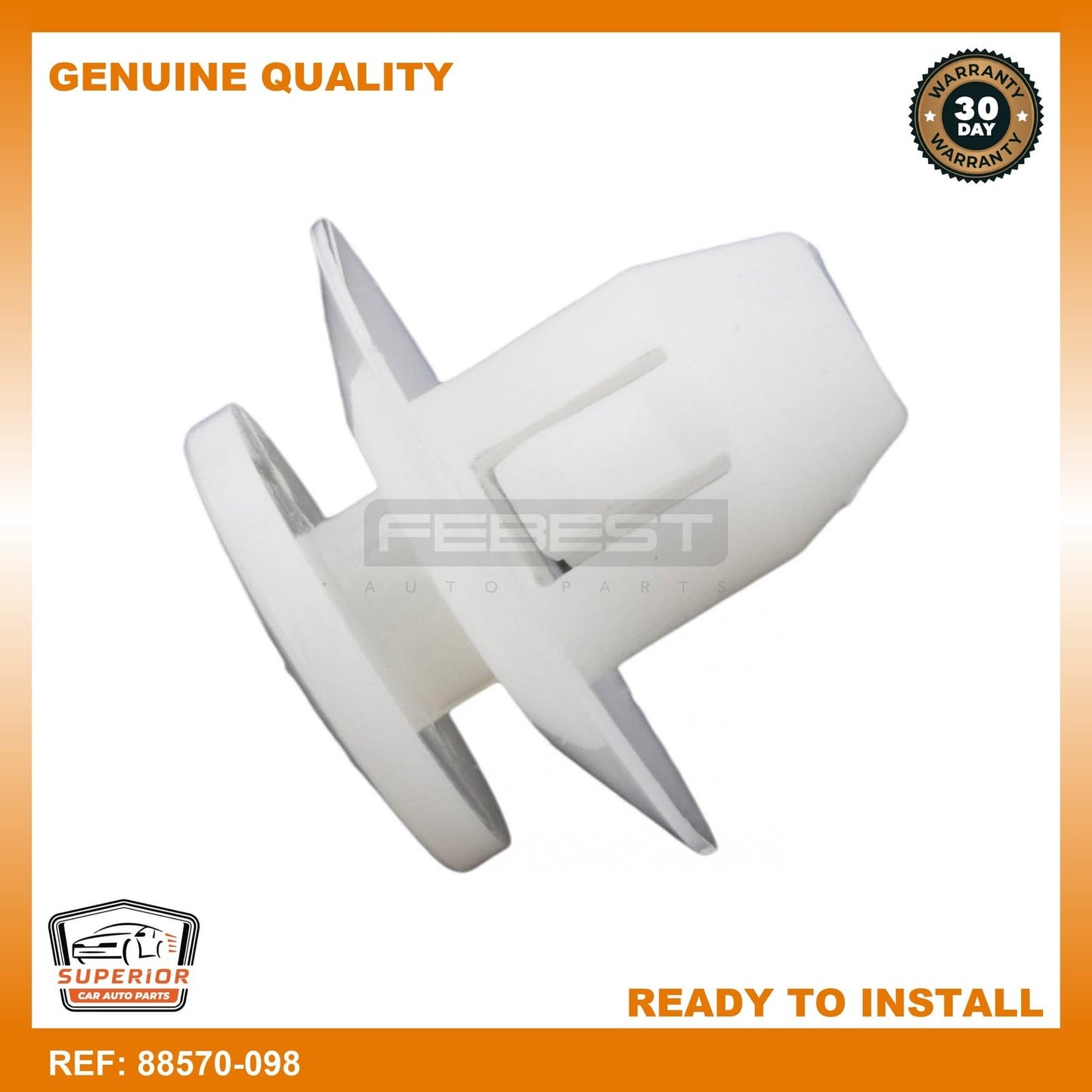 FEBEST 2009-2015 Toyota Prius Retainer Clip 88570-098