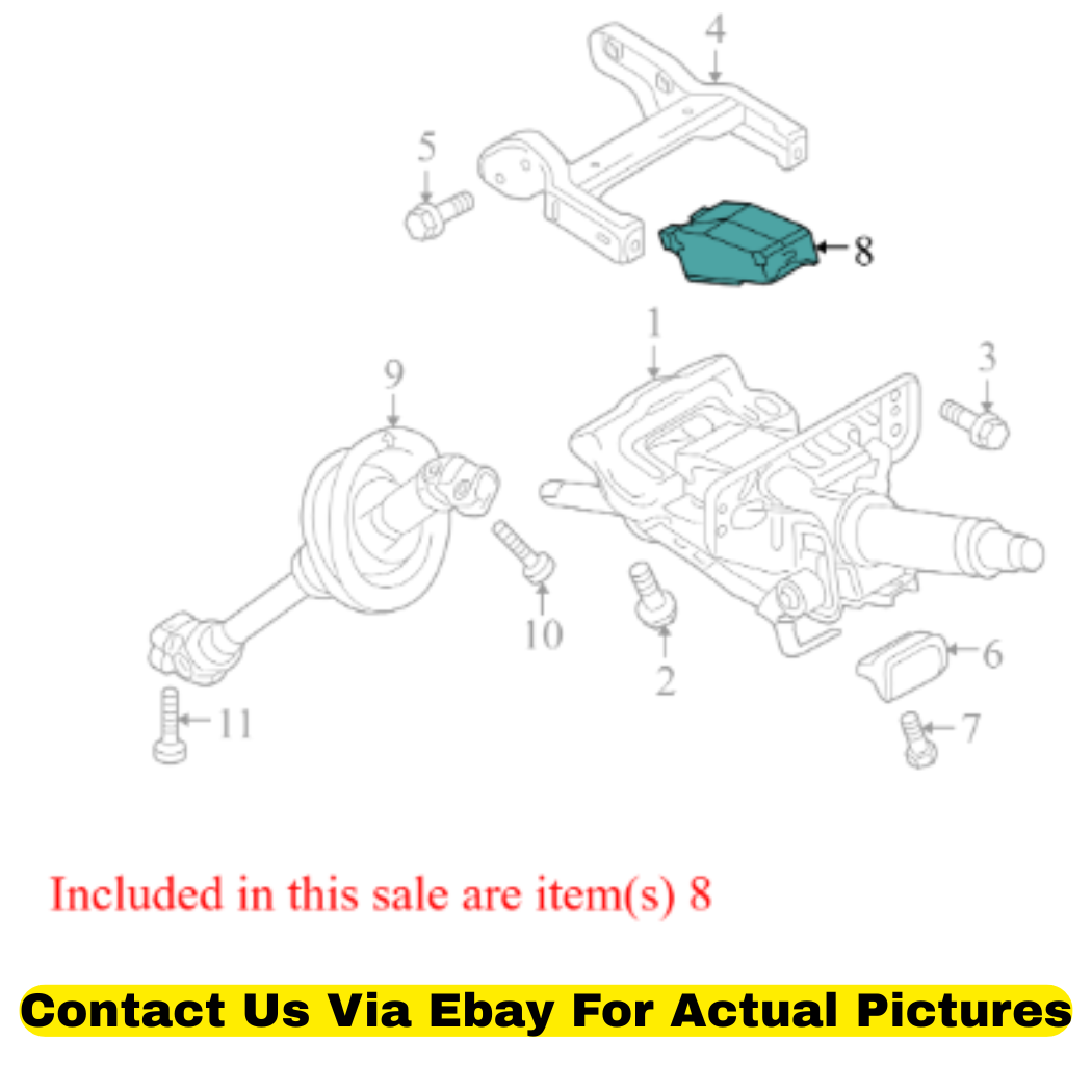 2013 Audi Q5 Steering Column Lock & Steering Wheel Used OEM 8K0905852D