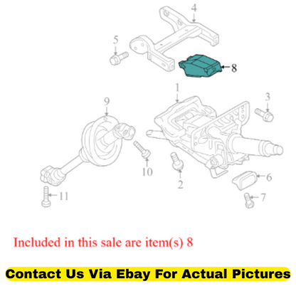 2013 Audi Q5 Steering Column Lock & Steering Wheel Used OEM 8K0905852D