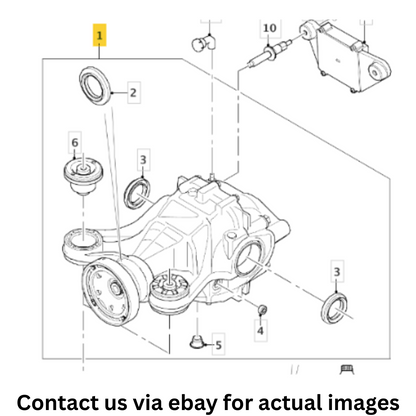 2018 Jaguar F‑Pace Rear Differential Assembly Used OEM 303123460