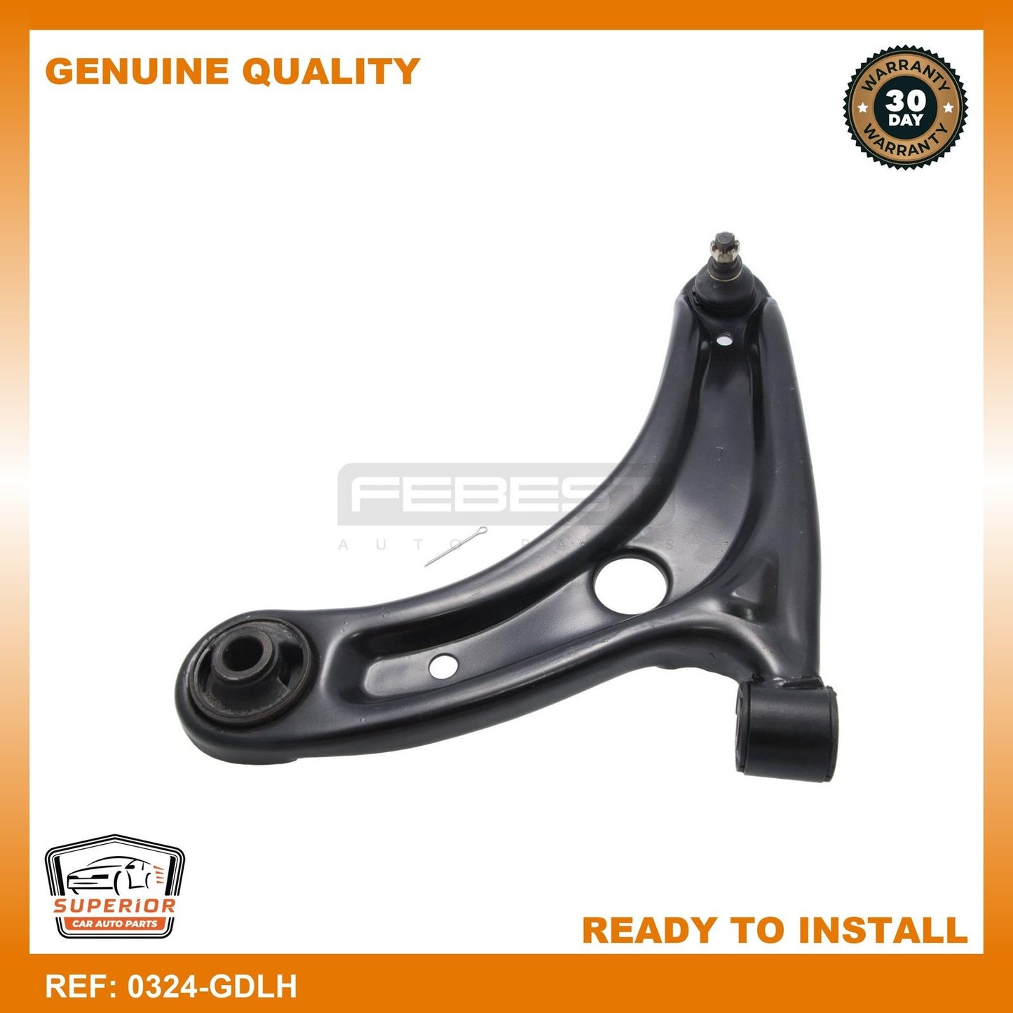 FEBEST 2006-2008 Honda Fit Left Front Arm 0324-GDLH