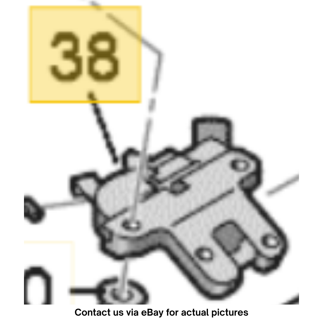 2012–2015 Audi A6 Trunk Lid Lock Inner Used OEM 4H0827505