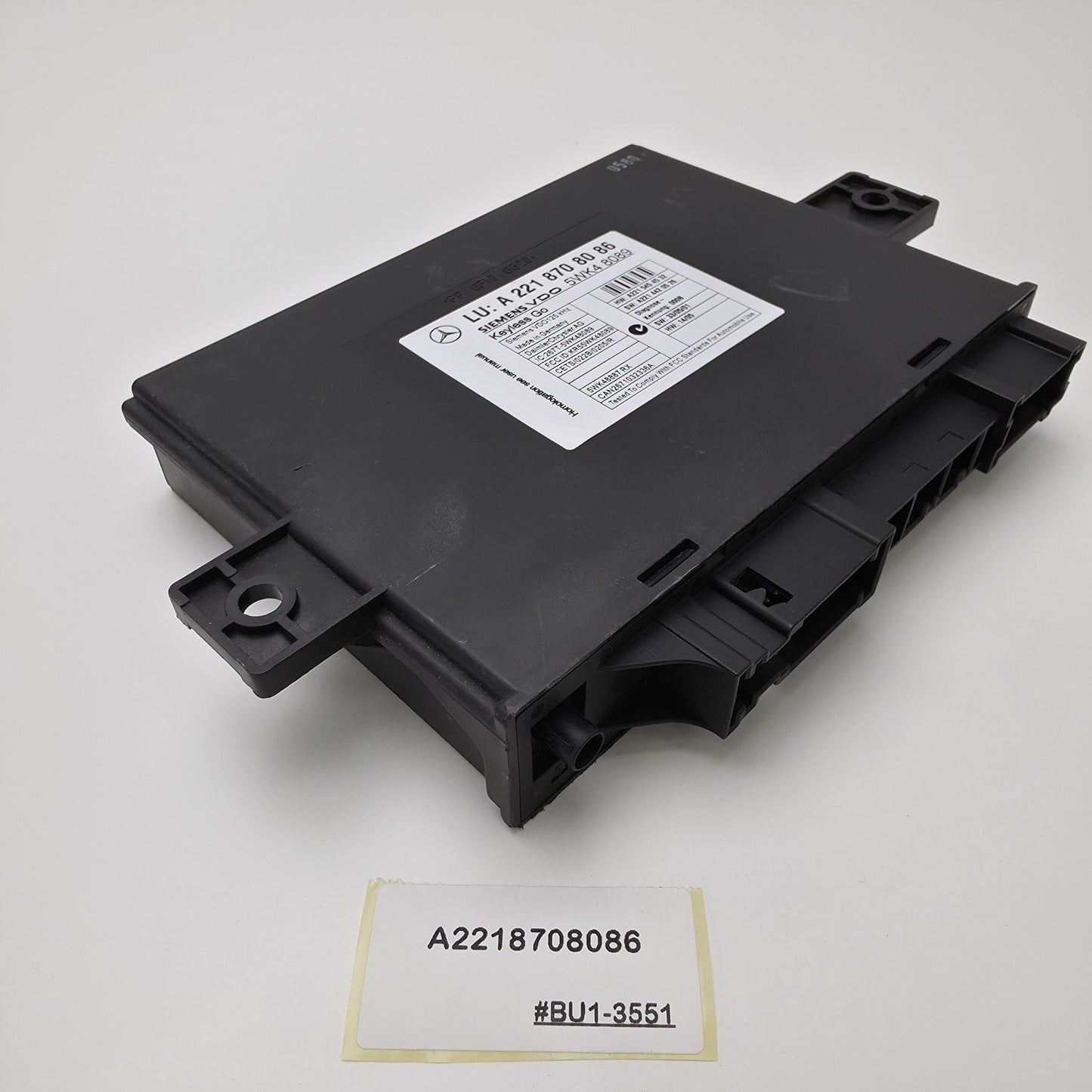 2007-2010 Mercedes-Benz CL550 Door Keyless Control Module A2218708086