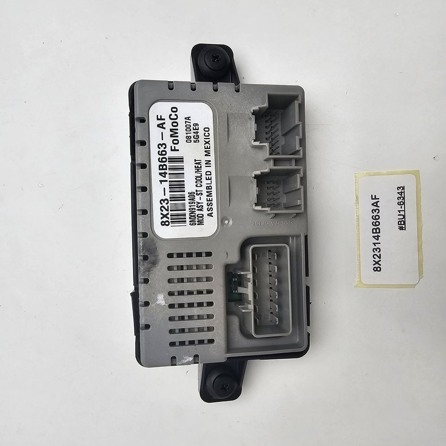 2007-2011 Jaguar XF Heated Seat Control Module 8X2314B663AF