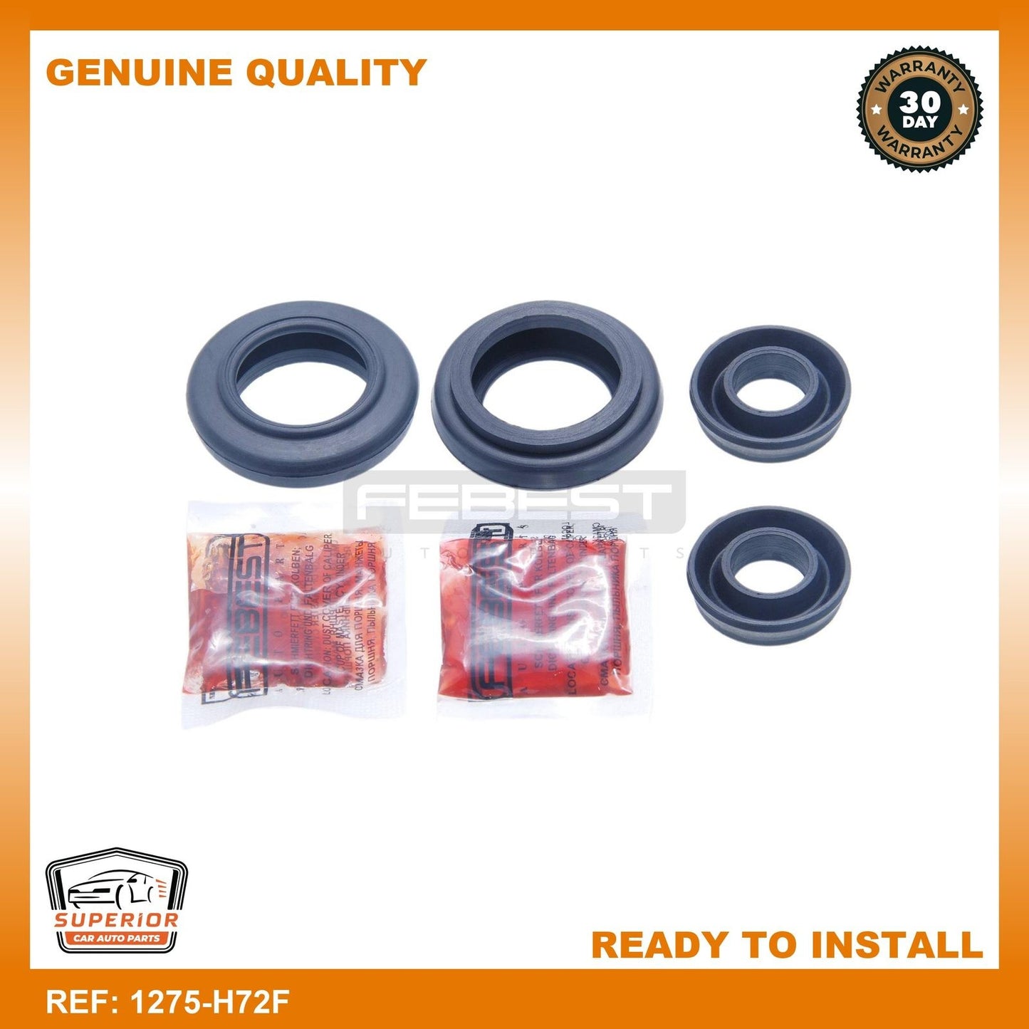 FEBEST HYUNDAI Front Brake Caliper Repair Kit 1275-H72F