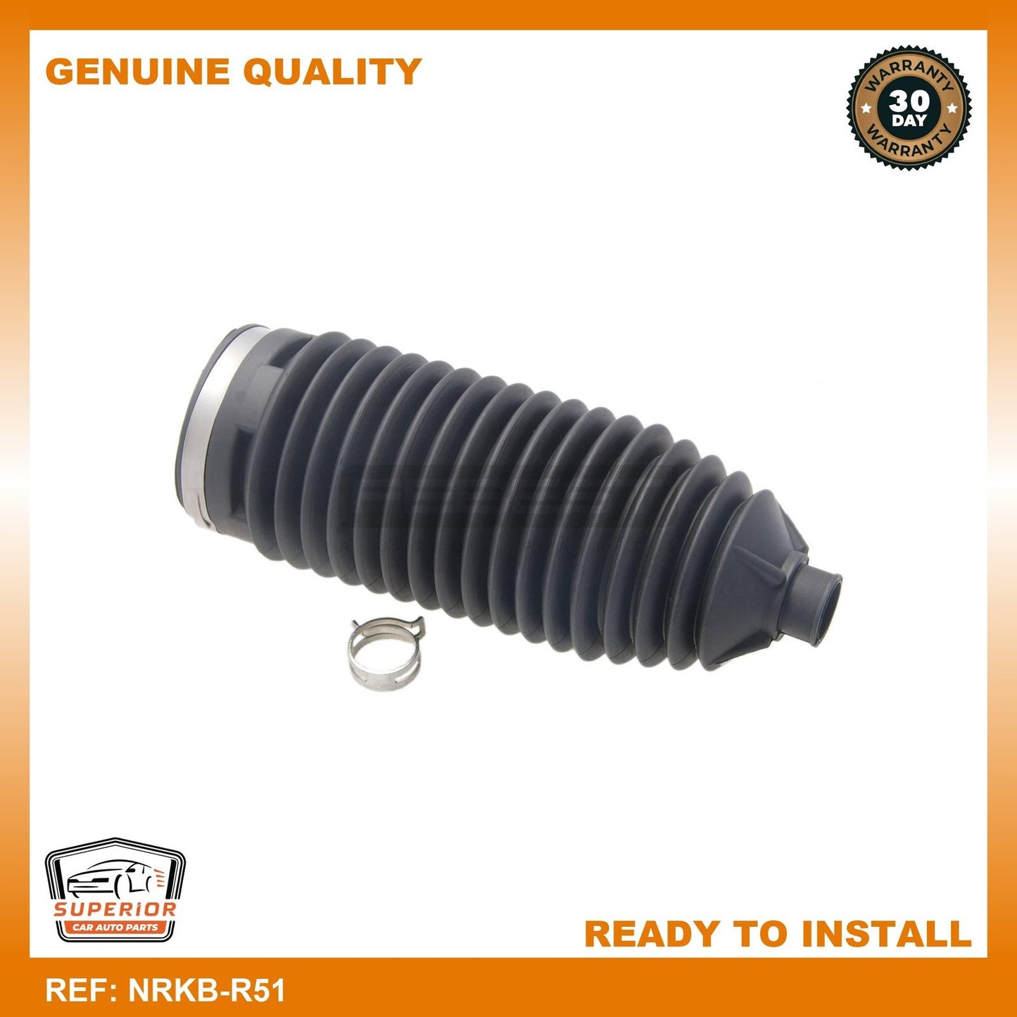 Febest 2005-2009 Hyundai Tucson Steering Gear Boot NRKB-R51