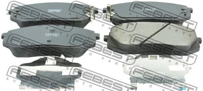 FEBEST 2015-2021 Hyundai Tucson Disc Brake Pad Set 2201-FQF