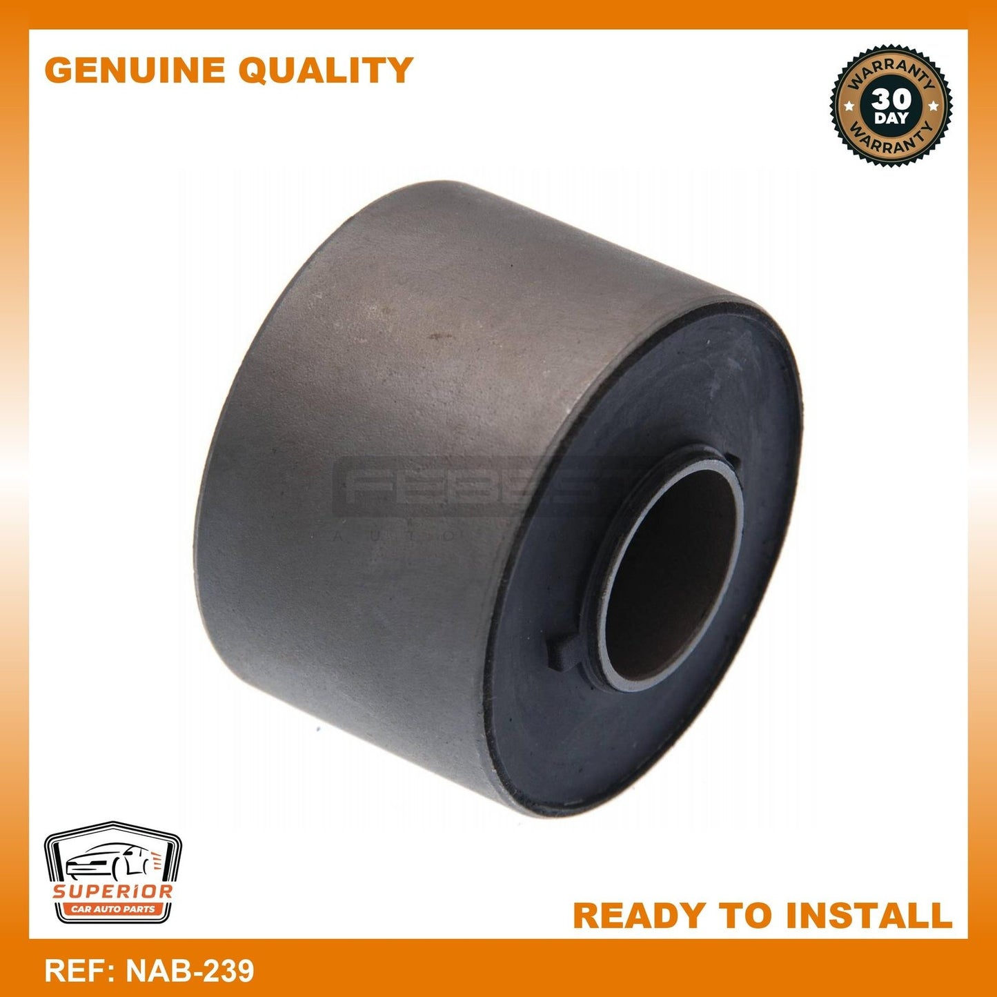 Febest 02-06 Nissan X-Trail Rear Arm Bushing Front Arm w/o Housing NAB-239