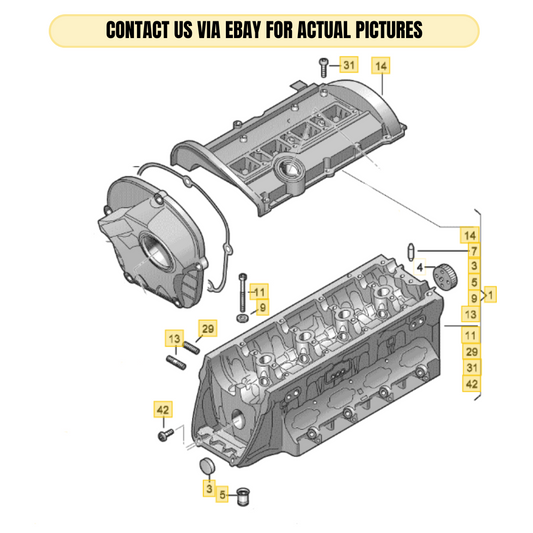 2010-2012 Audi VW 2.0L Cylinder Head (Without Camshaft) Used OEM 06H103064L
