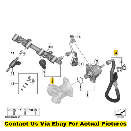 2012 Mini Cooper Countryman Injection Tube + Feed Line OEM
