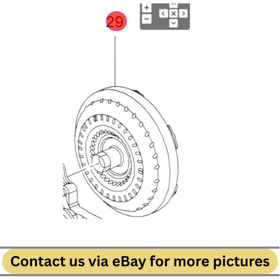 2010 Chevrolet Cruze Torque Converter Used OEM 24239678