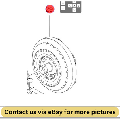 2010 Chevrolet Cruze Torque Converter Used OEM 24239678