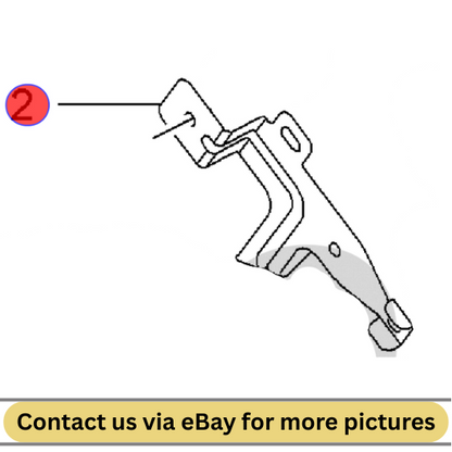 2010 Chevrolet Cruze Engine Knock Sensor Bracket Used OEM 96960683