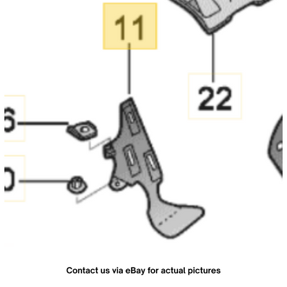 2011–2015 VW Jetta Driver Foot-Rest Bracket Used OEM 5C1864767