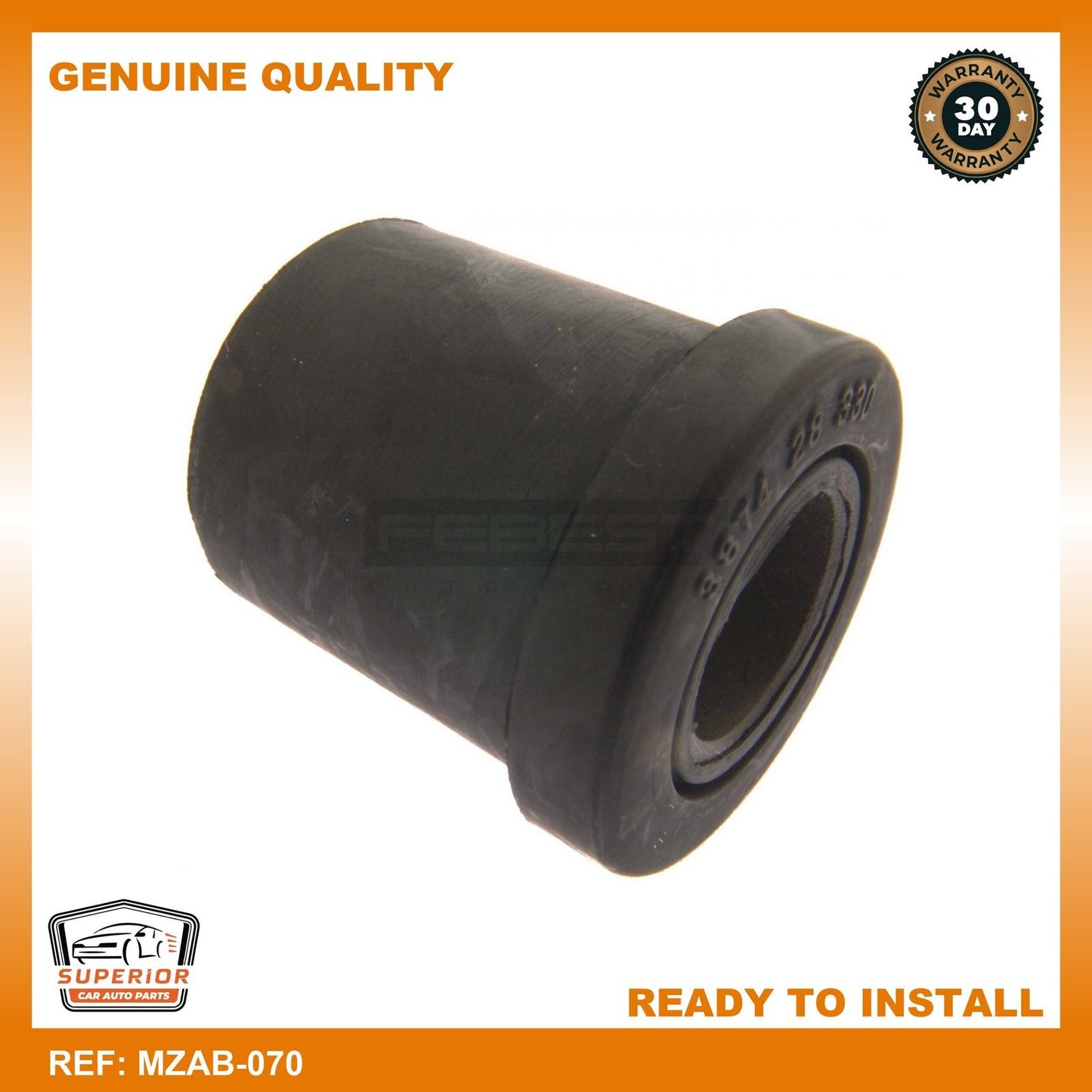 Febest 1984-1993 Mazda B2200 Front Arm Bushing Rear Spring MZAB-070