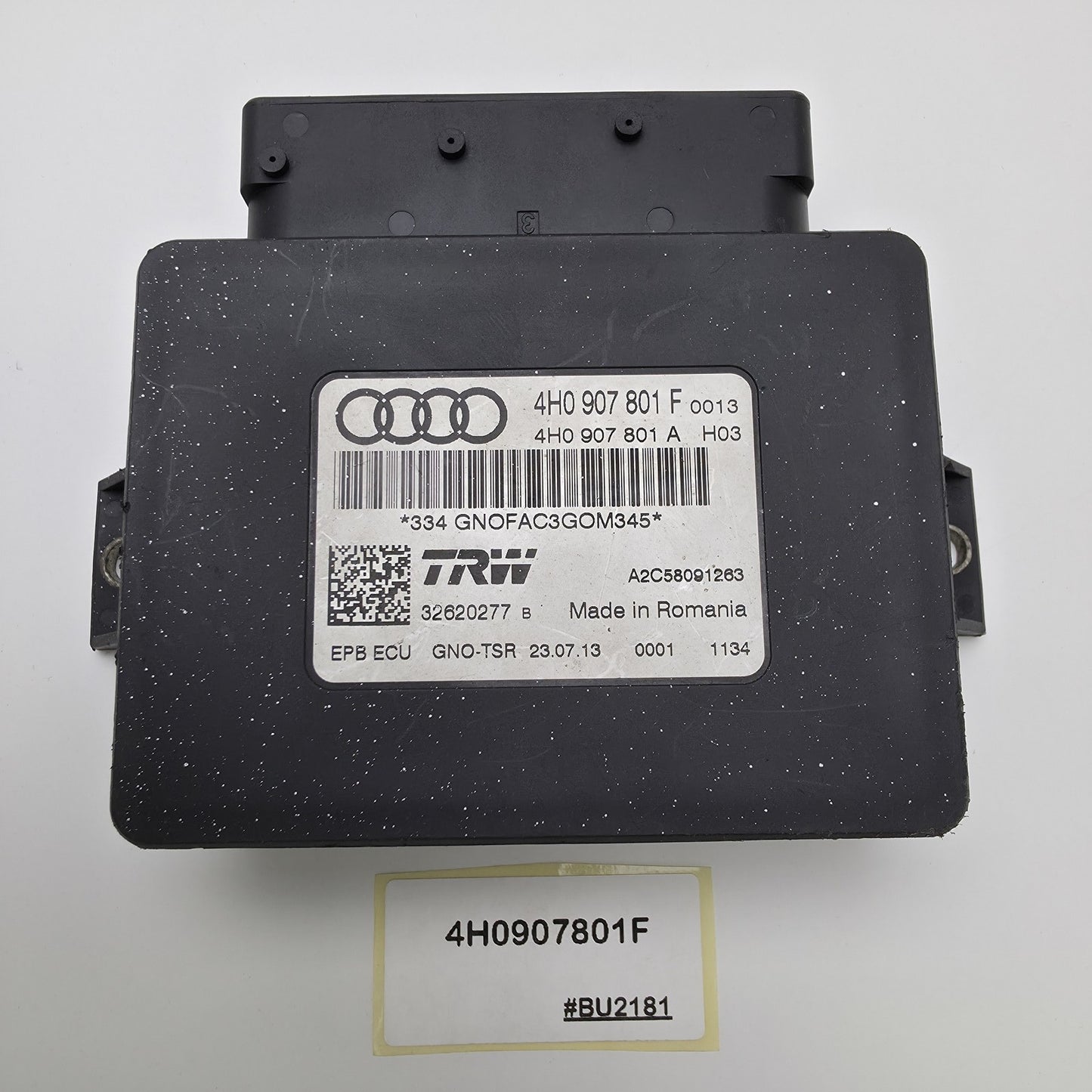2012-2018 Audi S7 Parking Brake Control Module 4H0907801F