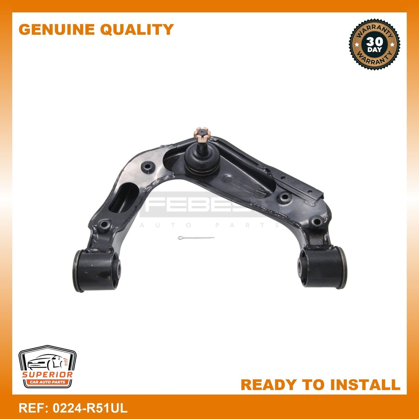 FEBEST NISSAN Left Upper Front Control Arm 0224-R51UL