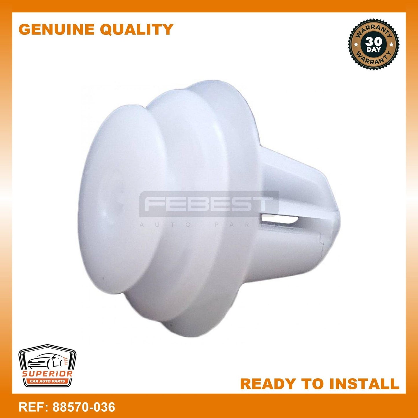 FEBEST HYUNDAI Retaining Clip, Door Panel 88570-036