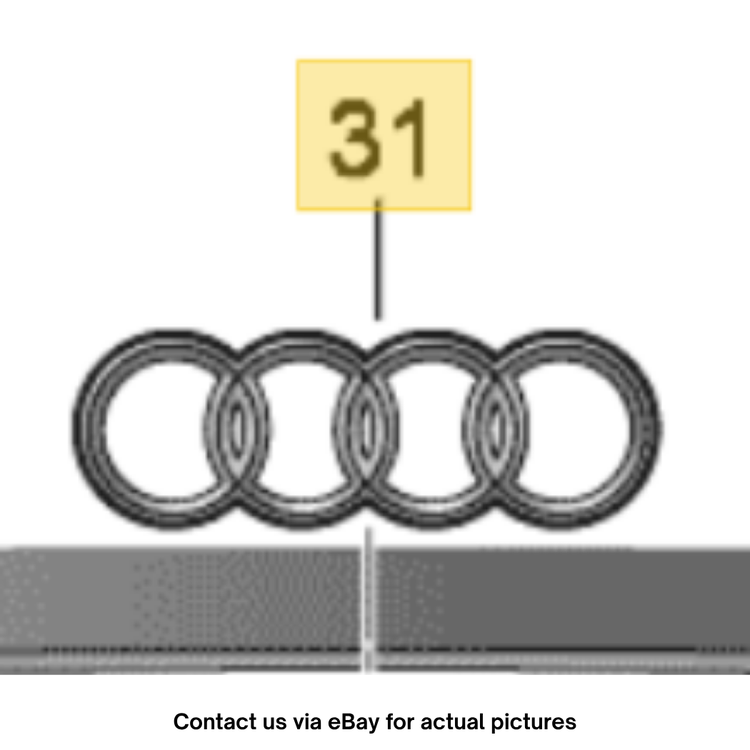 2014 Audi A6 Rear Deck‑Lid Emblem Chrome Used OEM 4G5853742