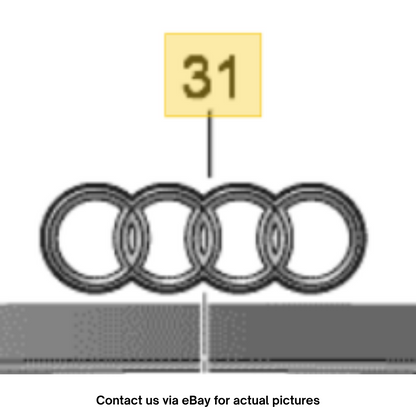 2014 Audi A6 Rear Deck‑Lid Emblem Chrome Used OEM 4G5853742