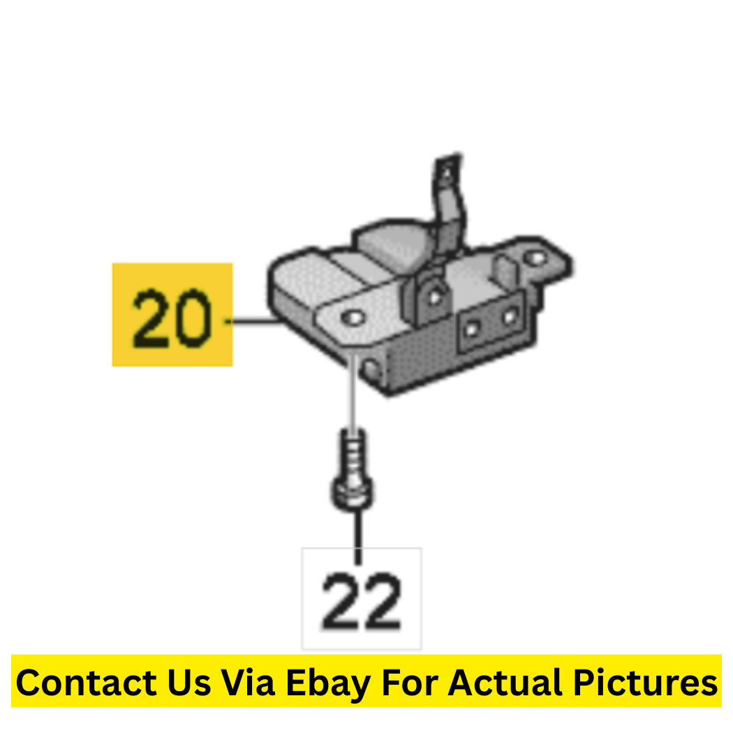 2012 Volkswagen Touareg Rear Lid Lock Used OEM 7P0827505M