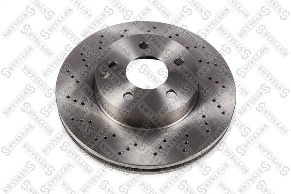 STELLOX 2011-2015 Mercedes-Benz SLS AMG Disc Brake Rotor Rear 1974230112