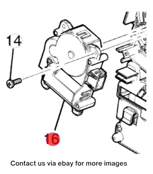 2018 Cadillac CTS HVAC Mode Valve Actuator Used OEM 23291749