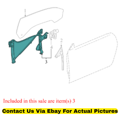 2011 Chevrolet Camaro Driver Side Window Regulator Used OEM 92249759