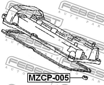 FEBEST 2001-2012 Ford Escape Seal Ring Spark Plug Tube MZCP-005