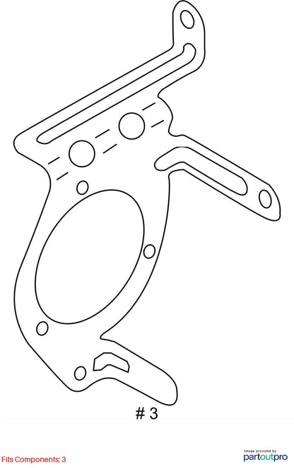 2014–2018 AUDI A6 Secondary Air Injection Pump Bracket USED OEM 4G0906617A
