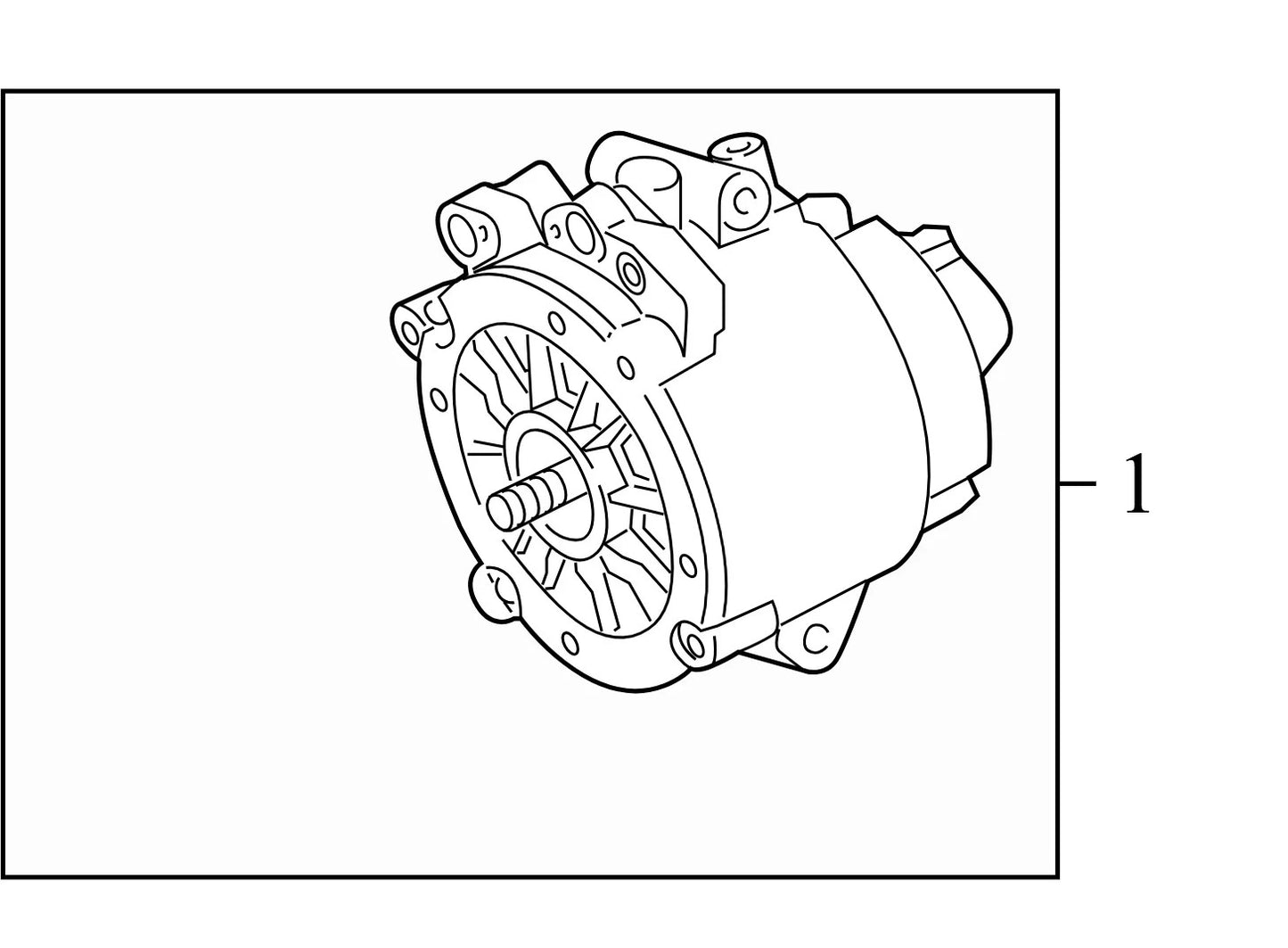 2011 Porsche Panamera S Alternator Used OEM 94860302305
