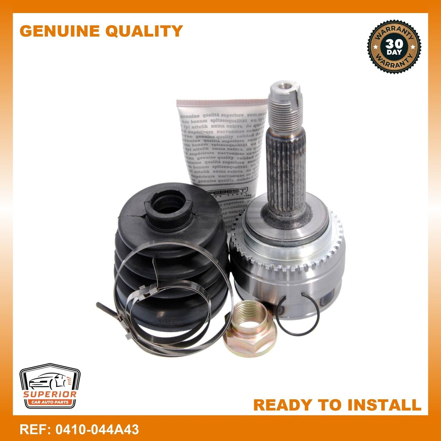FEBEST 2003-2006 Mitsubishi Outlander Outer Cv Joint 0410-044A43