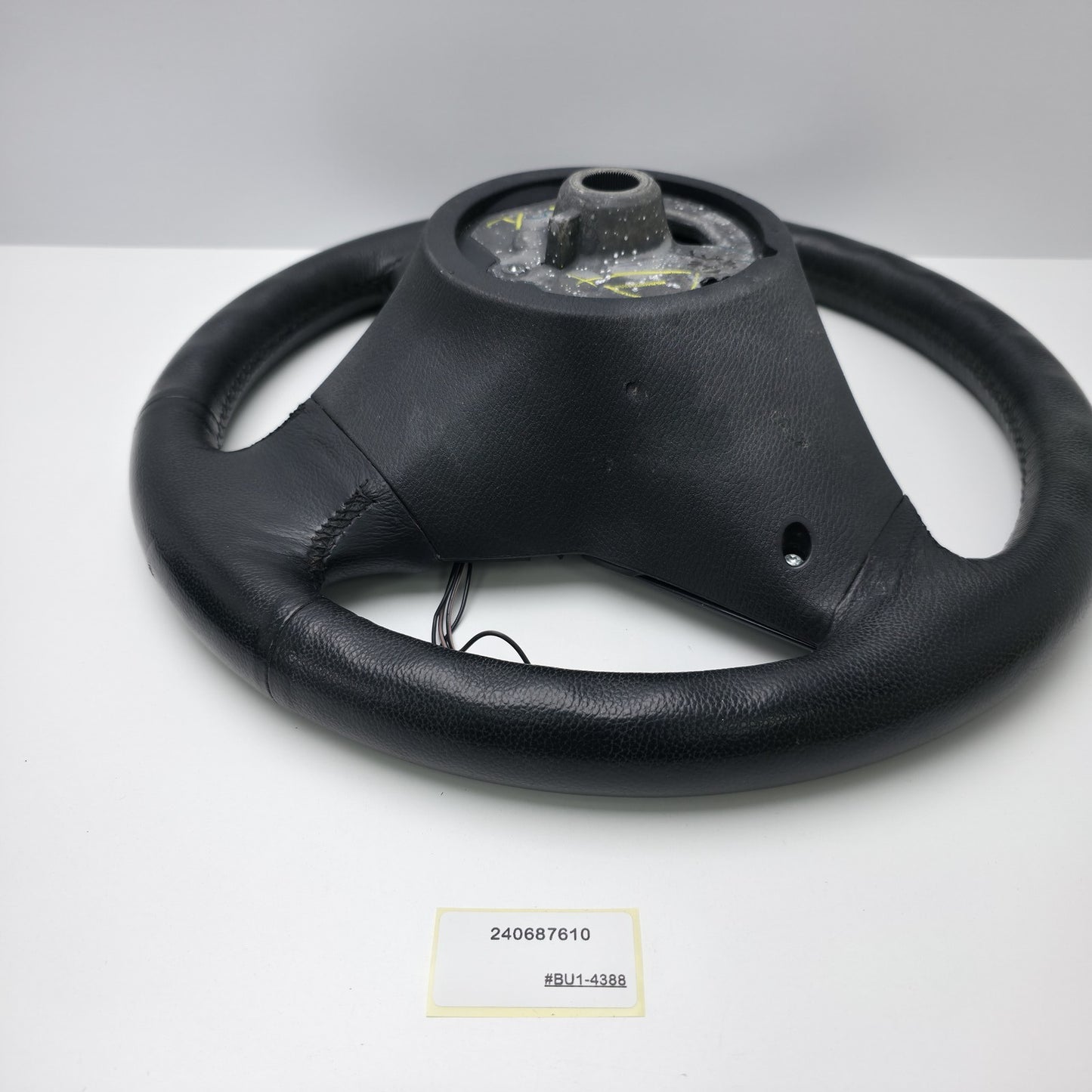 2007-2013 BMW X5 Steering Wheel Leather Black 240687610