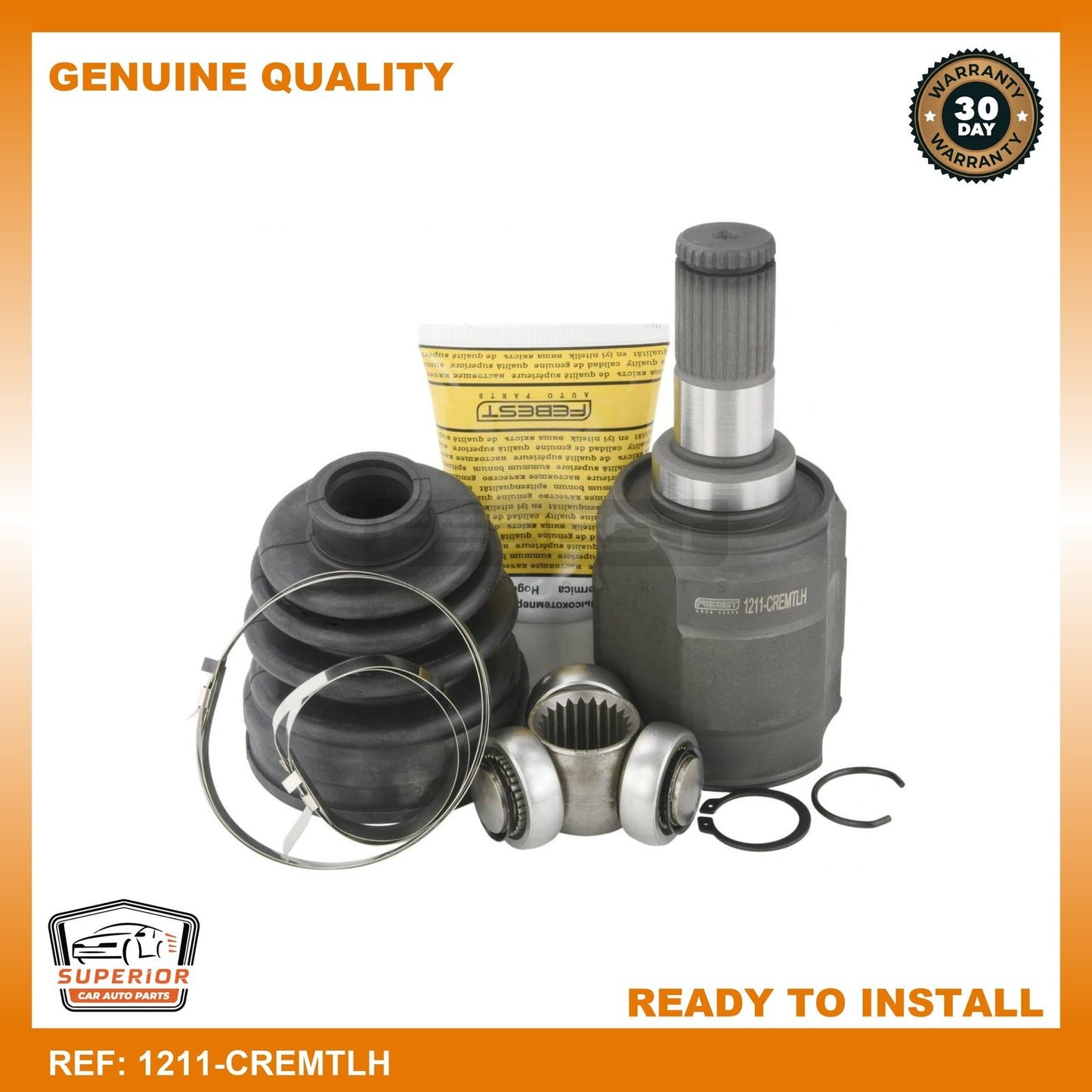 FEBEST 2017-2021 Hyundai Creta Joint Kit Drive Shaft 1211-CREMTLH