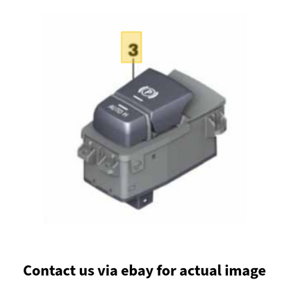 2013 BMW 520i F10 Electronic Parking Brake Switch Used OEM 61319877889