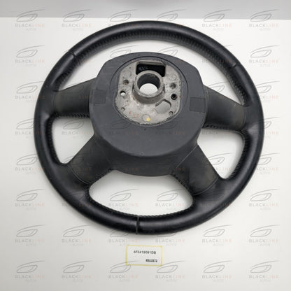 2005-2015 Audi Q7 4-Spoke Leather Multifunction Steering Wheel 4F0419091DB